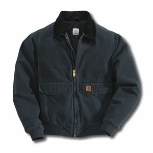 J165:Sandstone Bomber Jacket/Quilted Flannel Lined