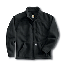 J173: Textured-Polyester Fleece Jacket