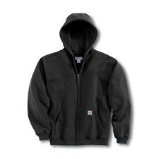 K185 Men�s Heavyweight Hooded Zip-Front Sweatshir