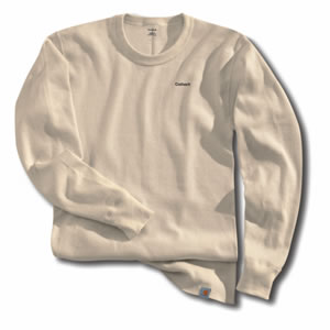 K228:  	 Heavyweight Cotton Thermal Crew Neck Top