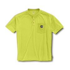 K243 Men�s Color Enhanced Short-Sleeve Work-Dry� Henley
