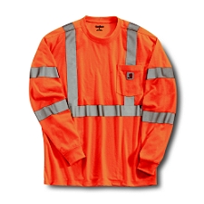 K257 Men's High-Visibility Class 3 Long Sleeve Work-Dry�
