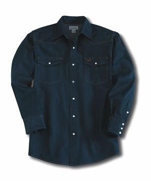 S211: Men�s Snap-Front Denim Work Shirt