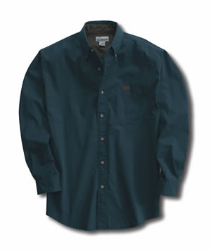 S144: Long Sleeve Work Wash Twill Shirt