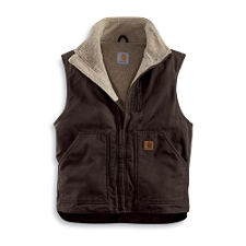V33- Sandstone Mock-Neck Vest