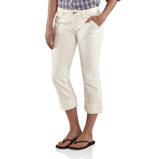 WB075- Women's Curvy-Fit Tomboy Cropped Pant