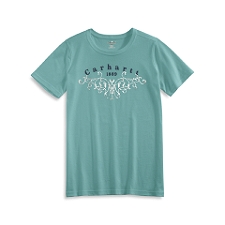 WK036 Women's Carhartt 1889 Scroll Short-Sleeve T-Shirt
