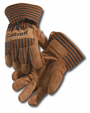 A114:  Leather Palm Glove � Suede Cowhide
