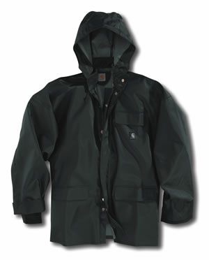 C64:  PVC Rain Coat with Detachable Hood