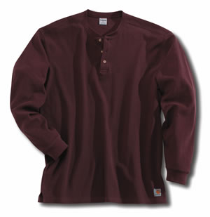 K200:  Textured Knit Henley