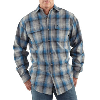 S216: Men�s Heavyweight Plaid Flannel Shirt