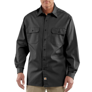 S224: Long-Sleeve Twill Work Shirt