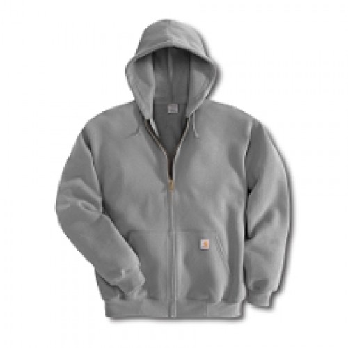 K122: Midweight Zip-Front Hooded Sweatshirt