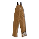 FRR44: Flame-Resistant Duck Bib Overall/Quilt Lined