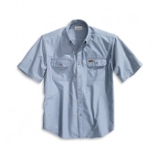104369 SHORT SLEEVE CHAMBRAY LOOSE FIT